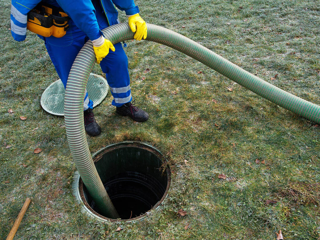 Septic Tank Riser Installation